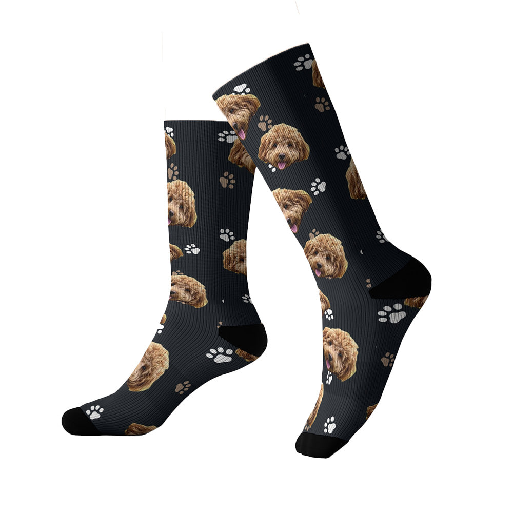 Black Paws Socks