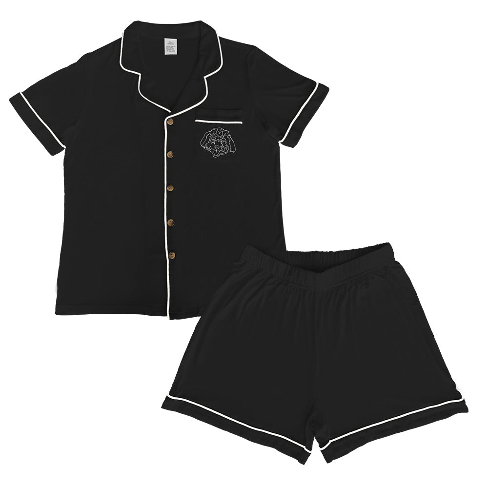 BlackPajamaSet(Shirt&amp;Shorts)