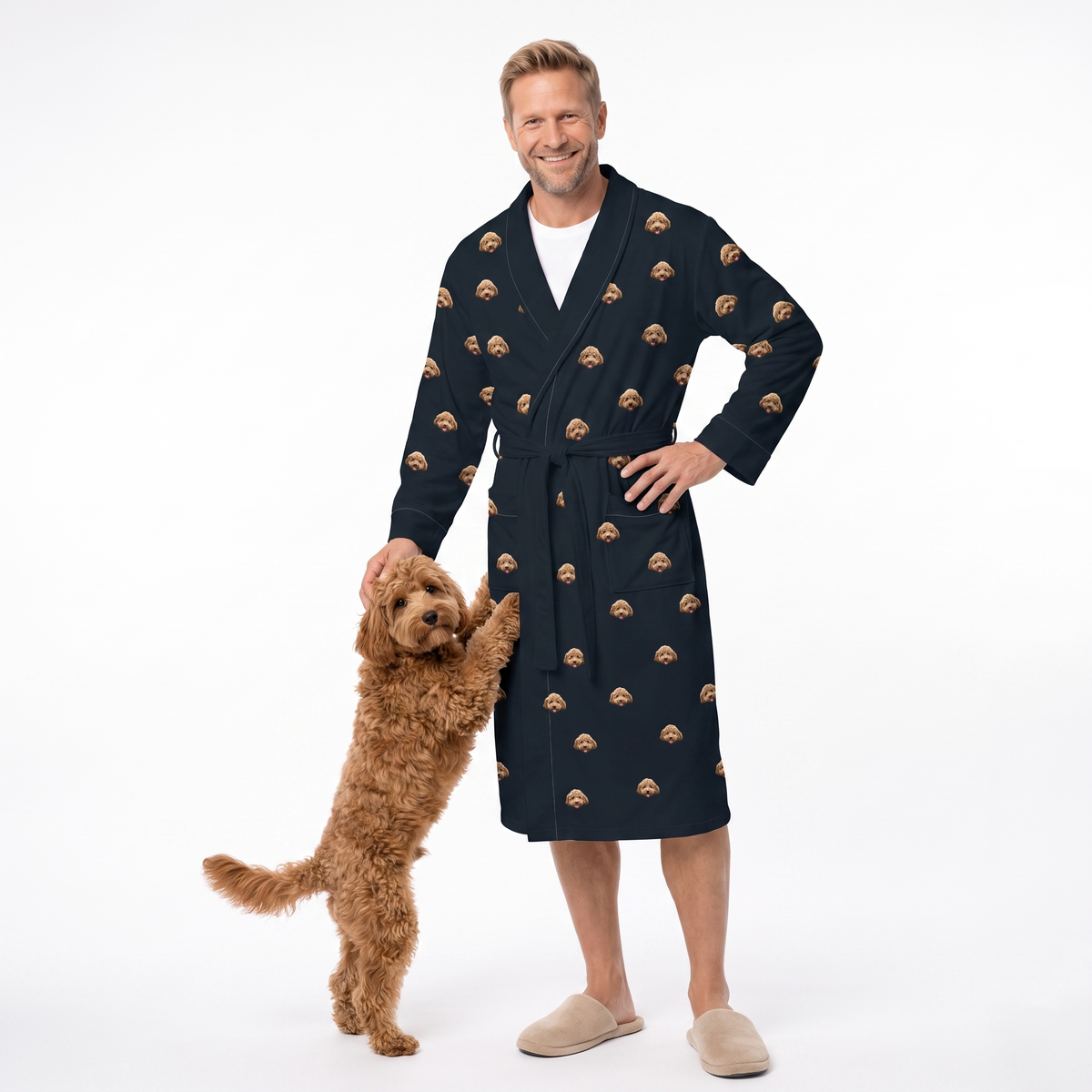 Pyjama boutonné adulte court