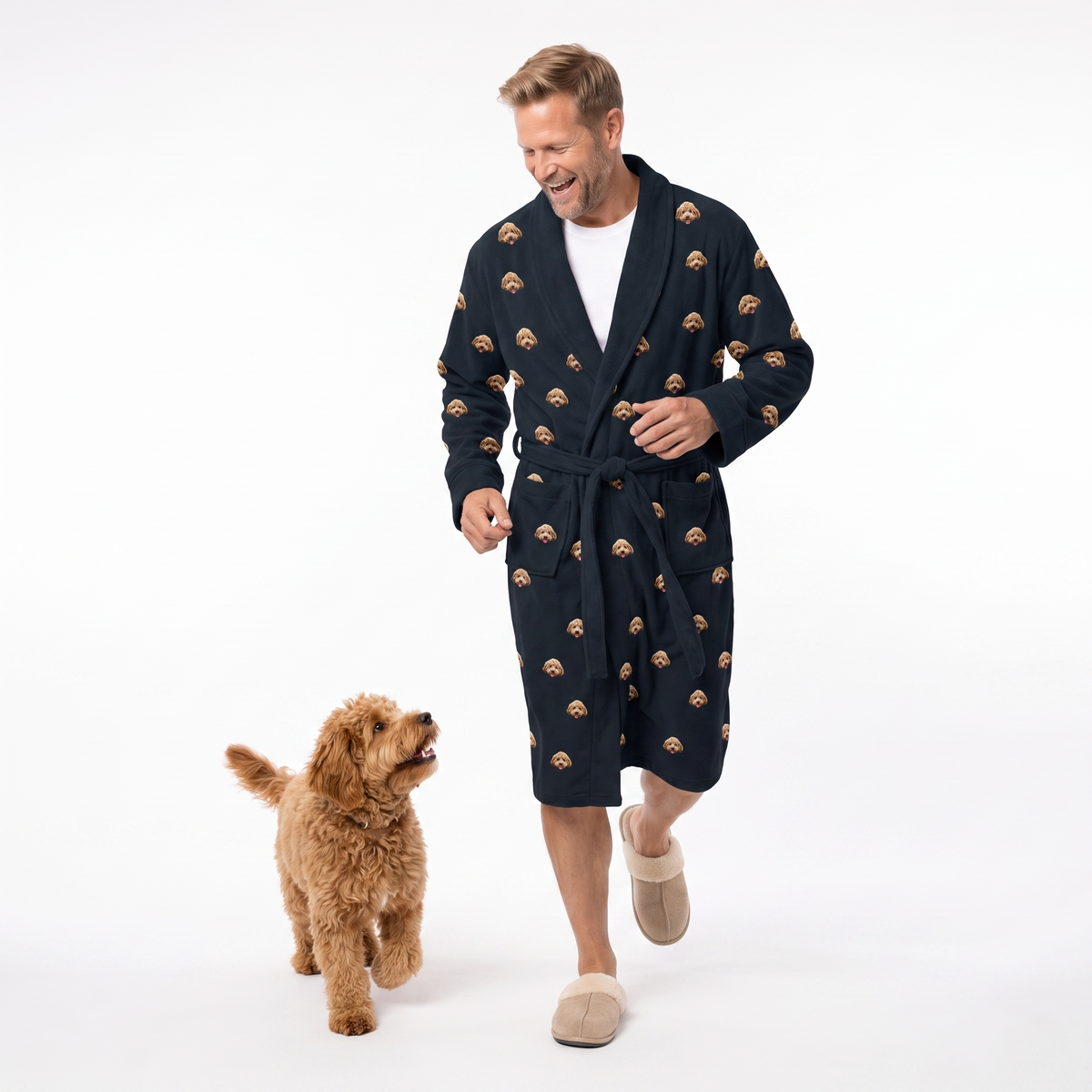Pyjama boutonné adulte court