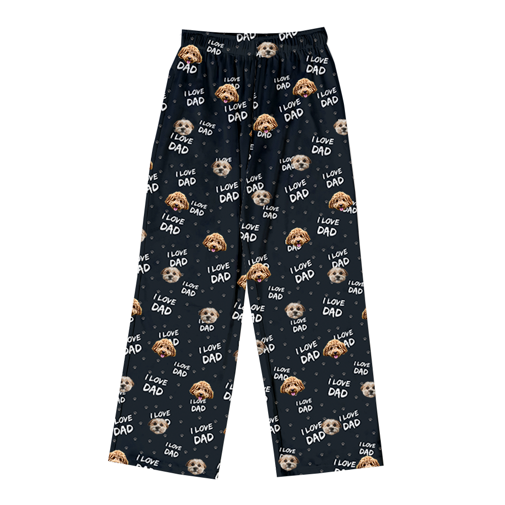 ILoveDadPajamaPants2Pets