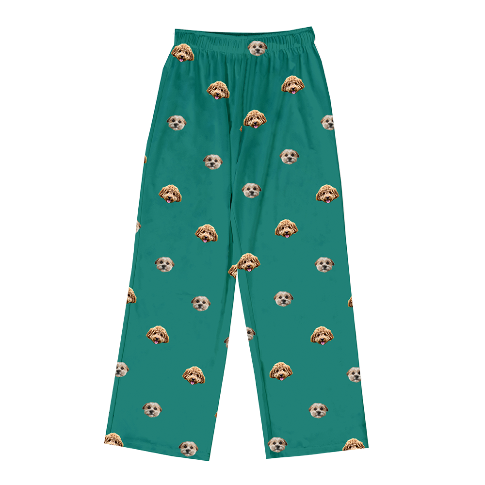 SolidGreenPajamaPants2PetImages(+$4.00)