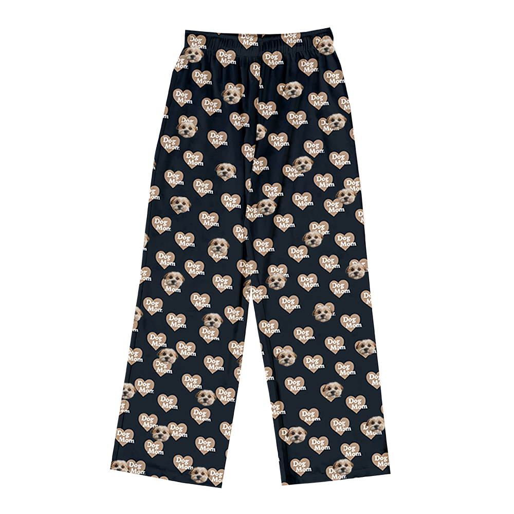DogMom-BlackPajamaPants
