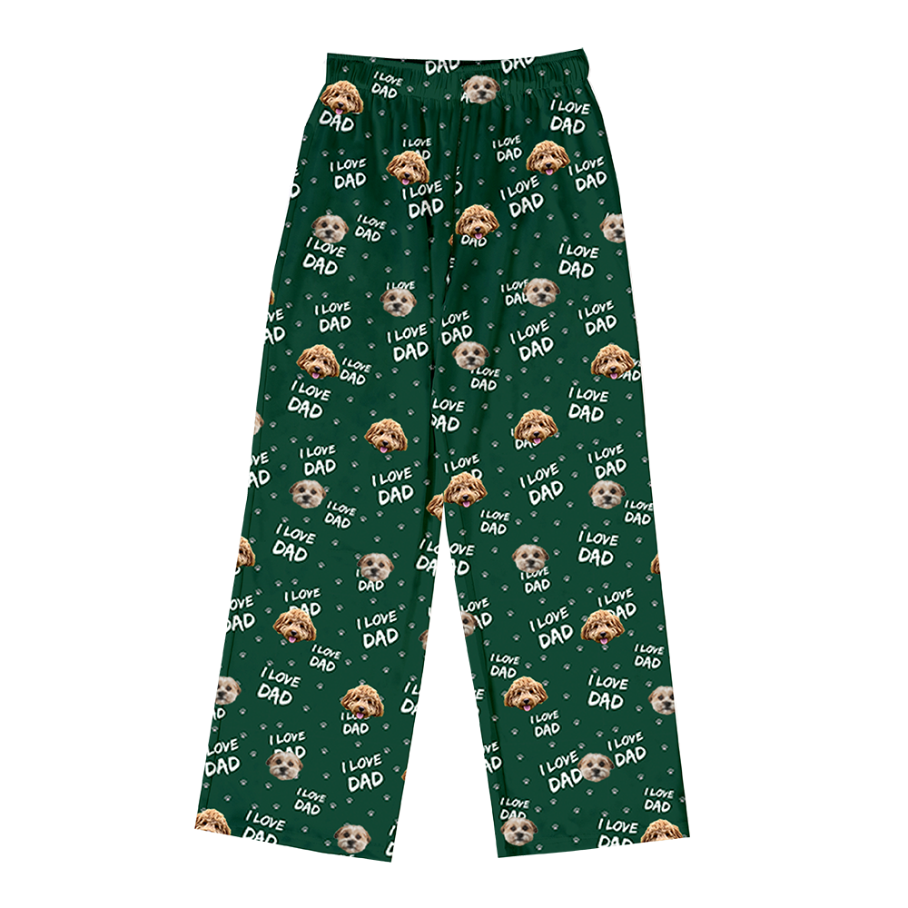 ILoveDad-GreenPajamaPants2Pets