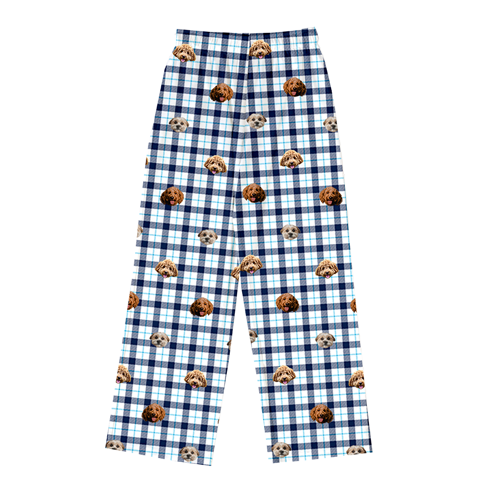 BluePlaidPajamaPants3PetImages(+$8.00)