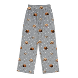 SlateGrayPawsPajamaPants3Pets