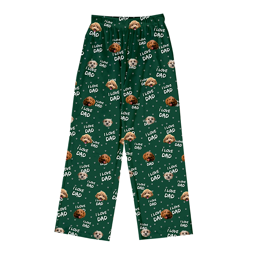 ILoveDad-GreenPajamaPants3Pets