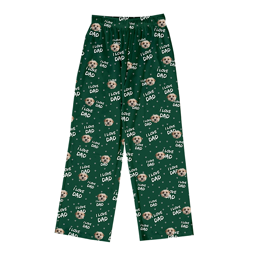 ILoveDad-GreenPajamaPants1Pet