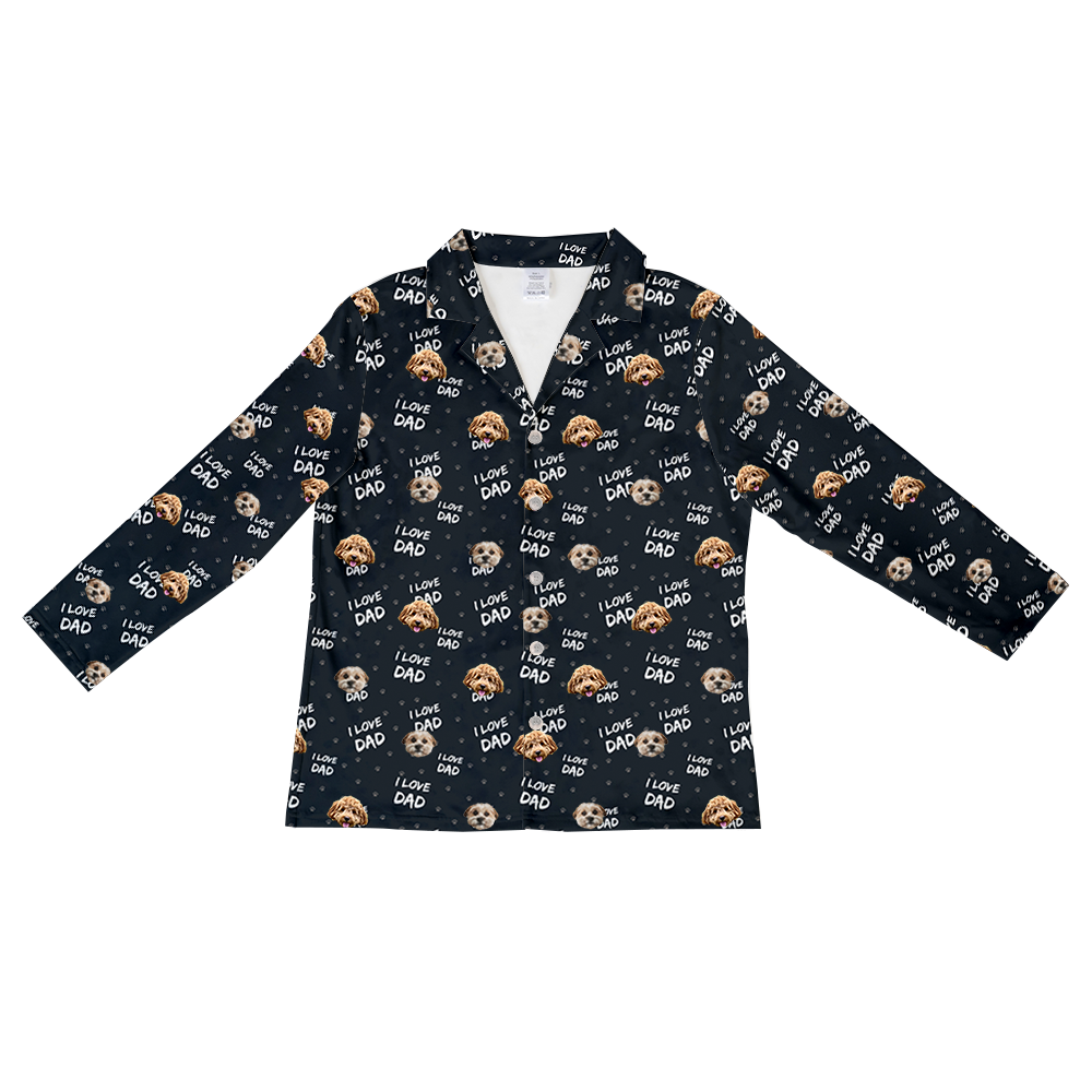 ILoveDadLongSleevePajamaShirt2Pets