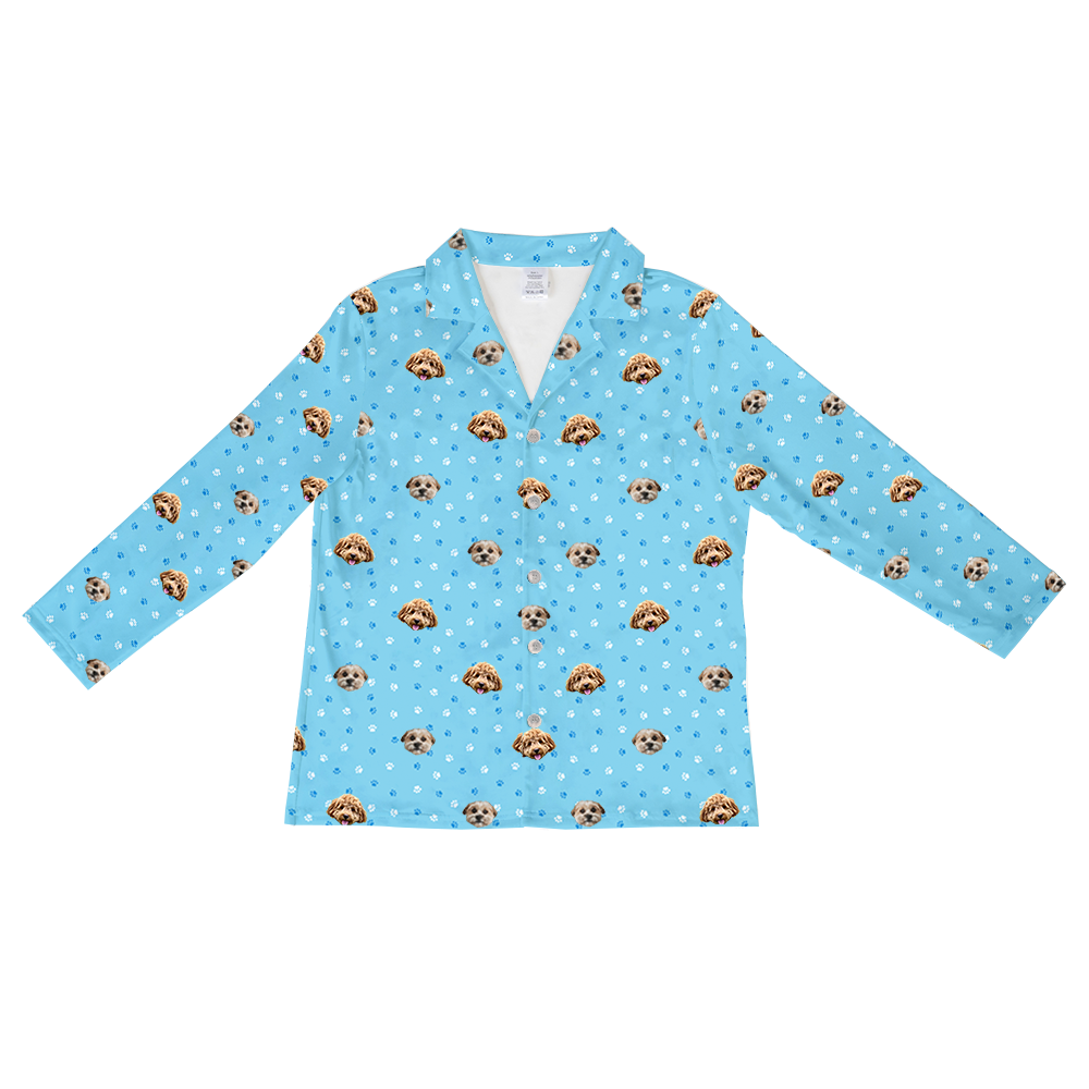 LightBluePawsPajamaShirtOnly2PetImages(+$4.00)