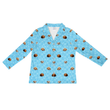LightBluePawsLongSleevePajamaShirt3Pets