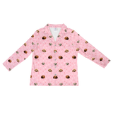 LightPinkPawsLongSleevePajamaShirt3Pets