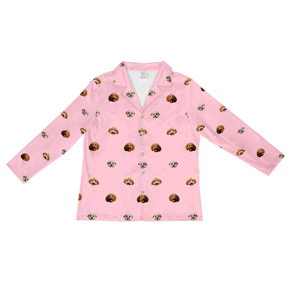 PinkDreamPajamaShirtOnly3PetImages(+$8.00)