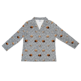 SlateGrayPawsLongSleevePajamaShirt3Pets