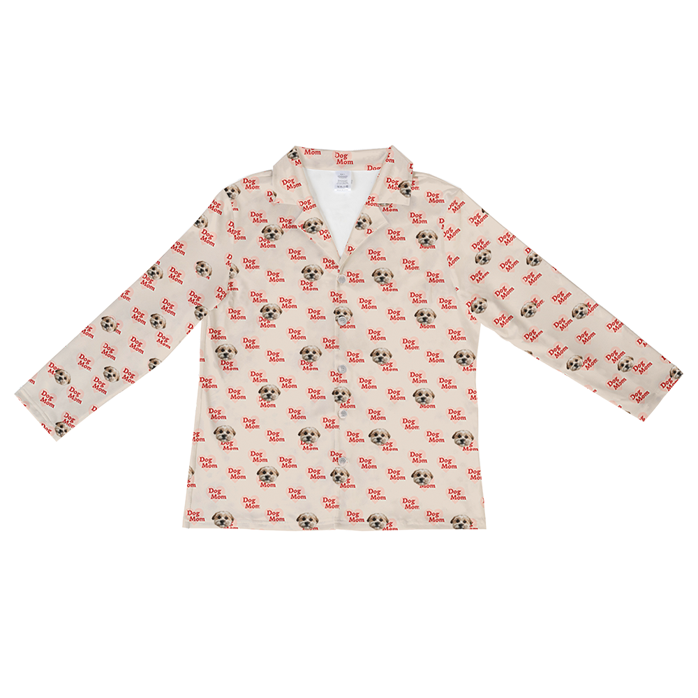 DogMomLongSleevePajamaShirt