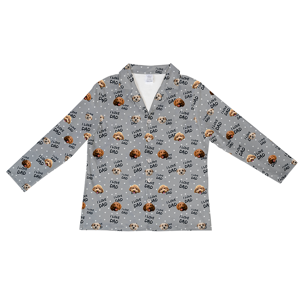 ILoveDad-SlateGrayLongSleevePajamaShirt3Pets