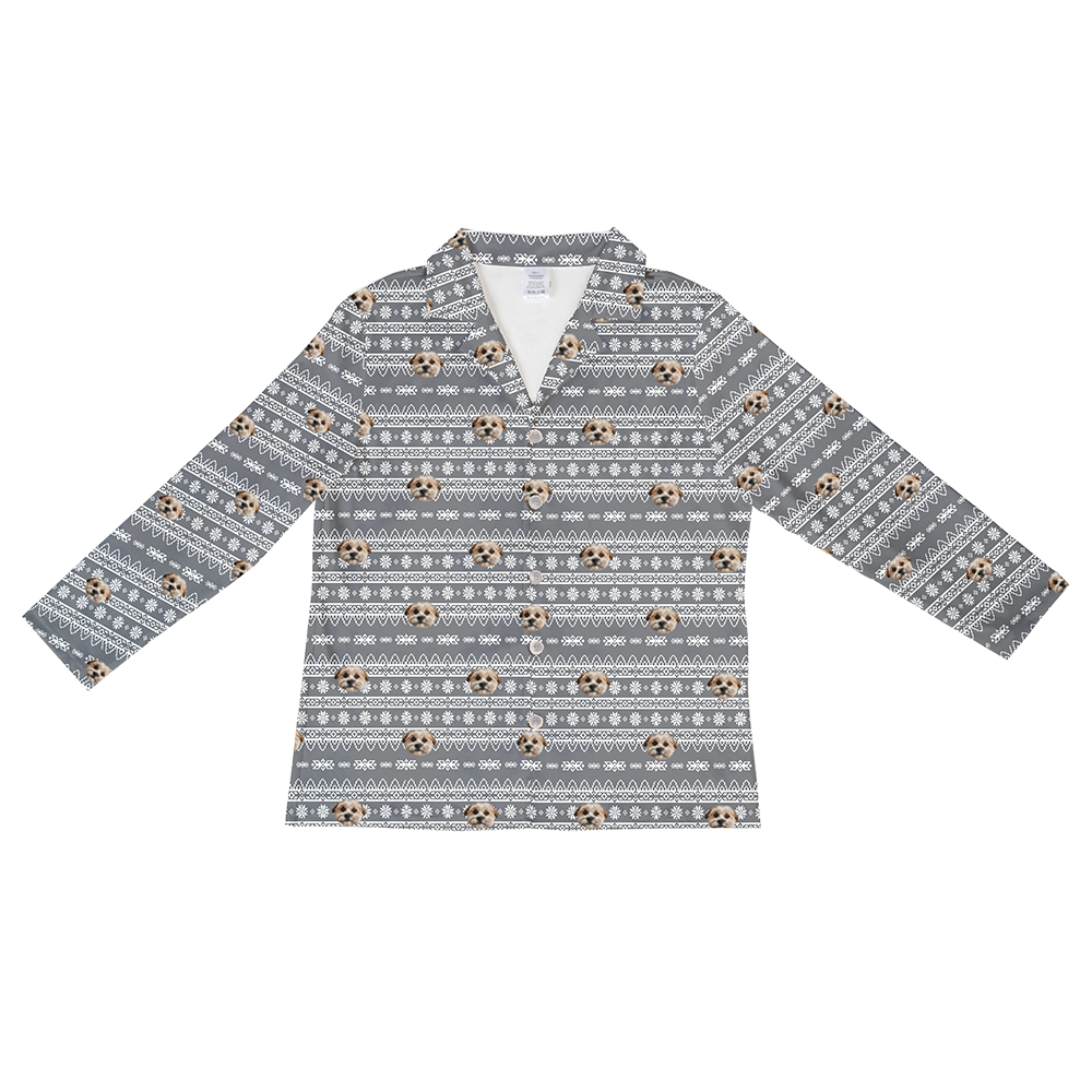 HolidaySweaterLongSleevePajamaShirt