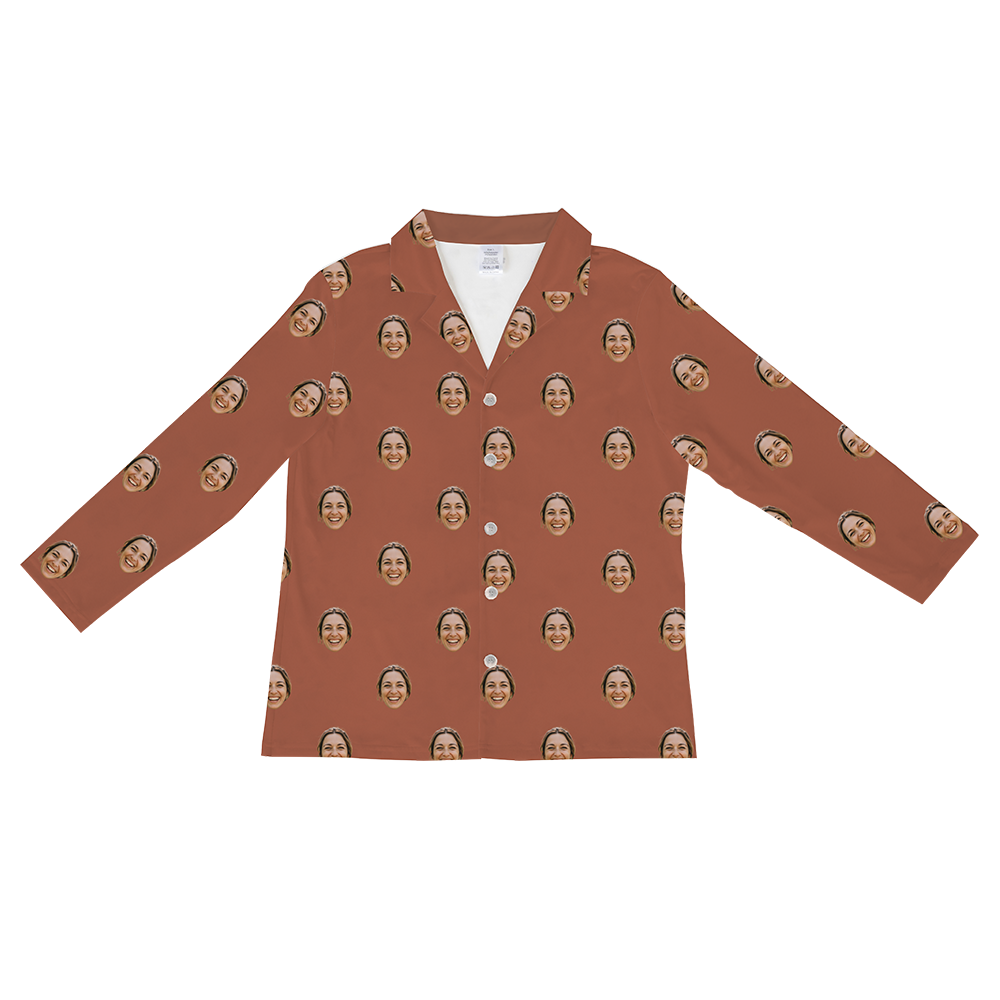 CocoaLongSleevePajamaShirt