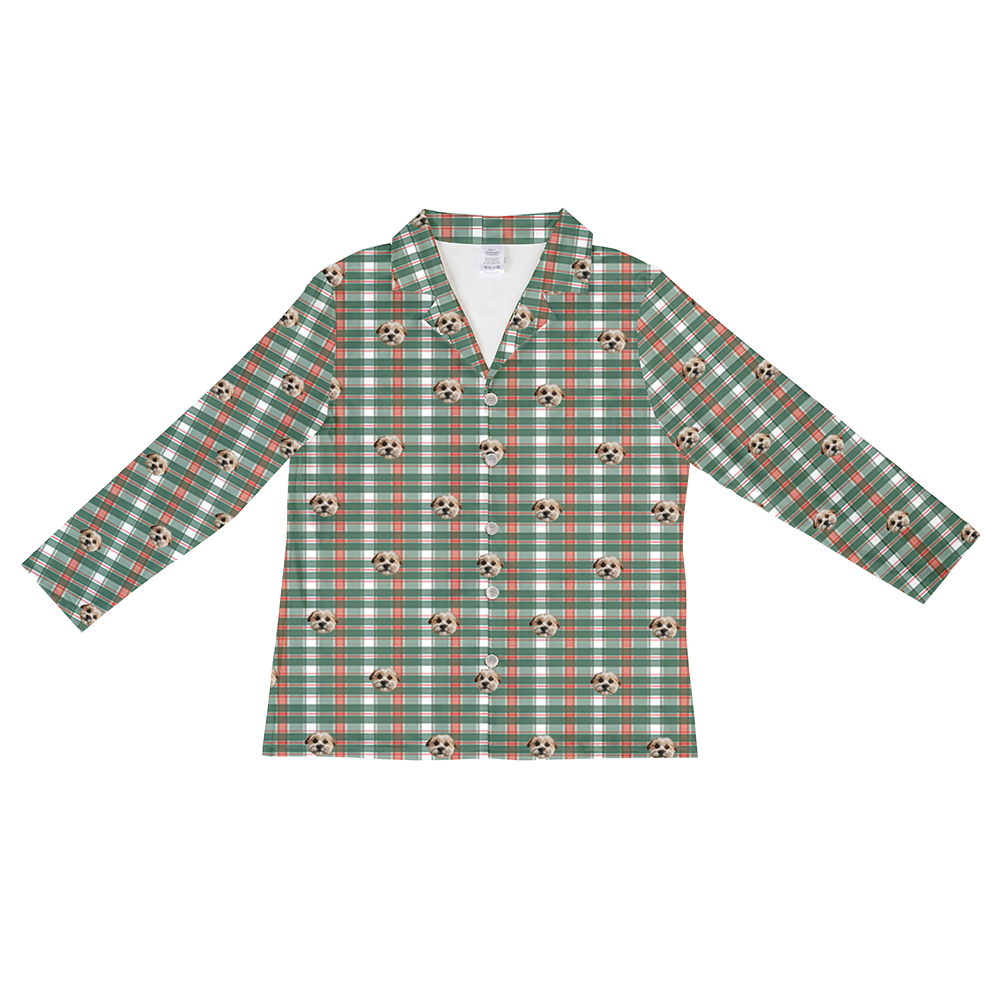 FlannelLongSleevePajamaShirt