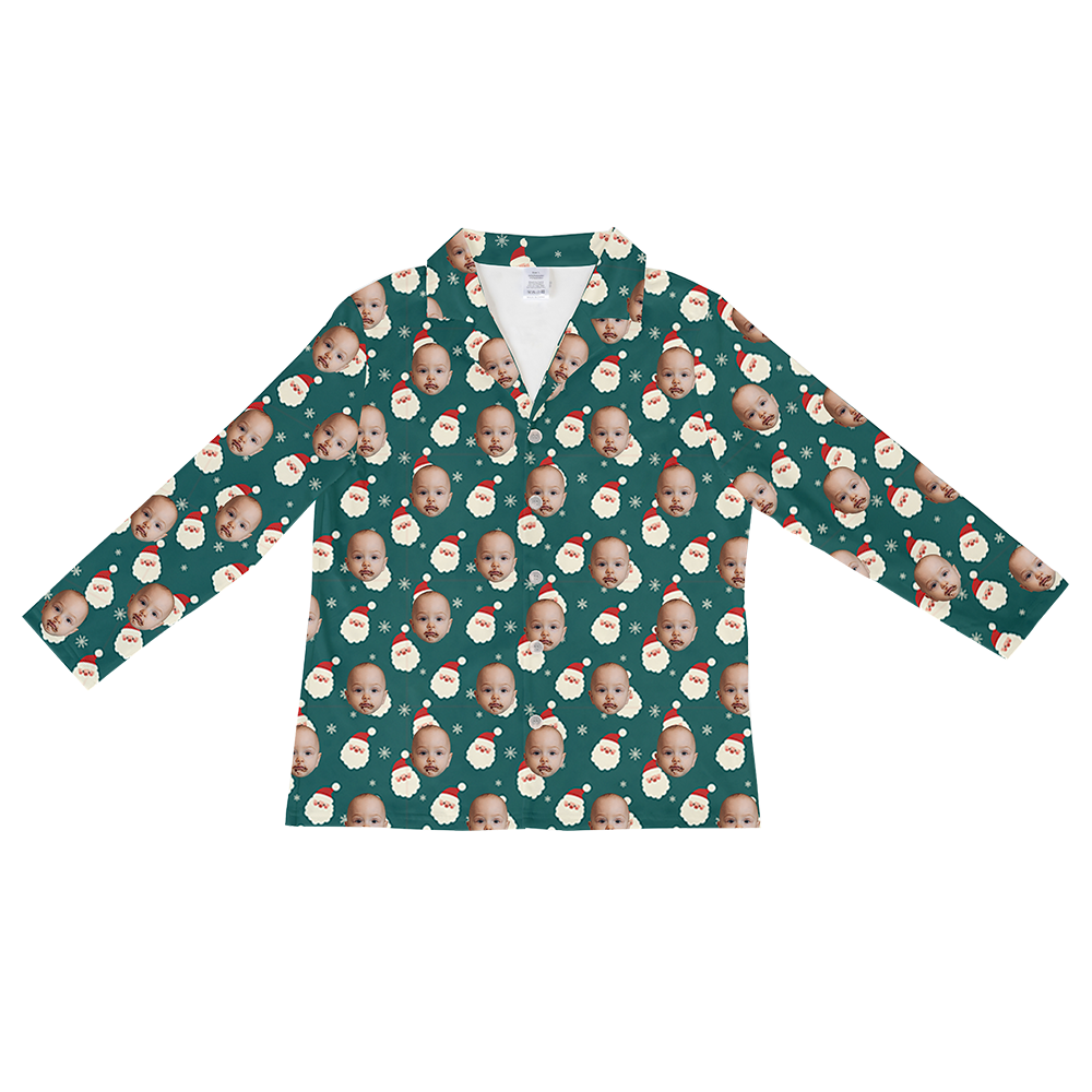 SantaLongSleevePajamaShirt