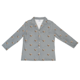 SlateGrayLongSleevePajamaShirtOnly1Pet