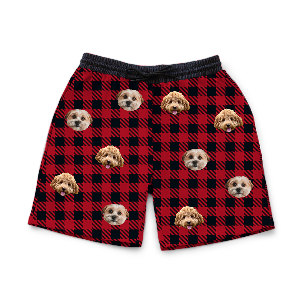 BuffaloPlaidSweatshorts2Pets