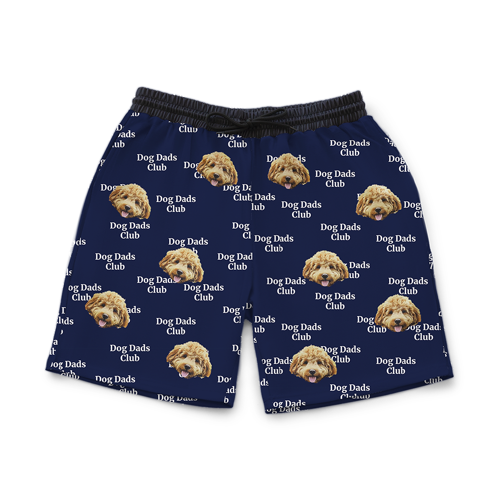 SweatshortsDogDadsClub-Navy1Pet