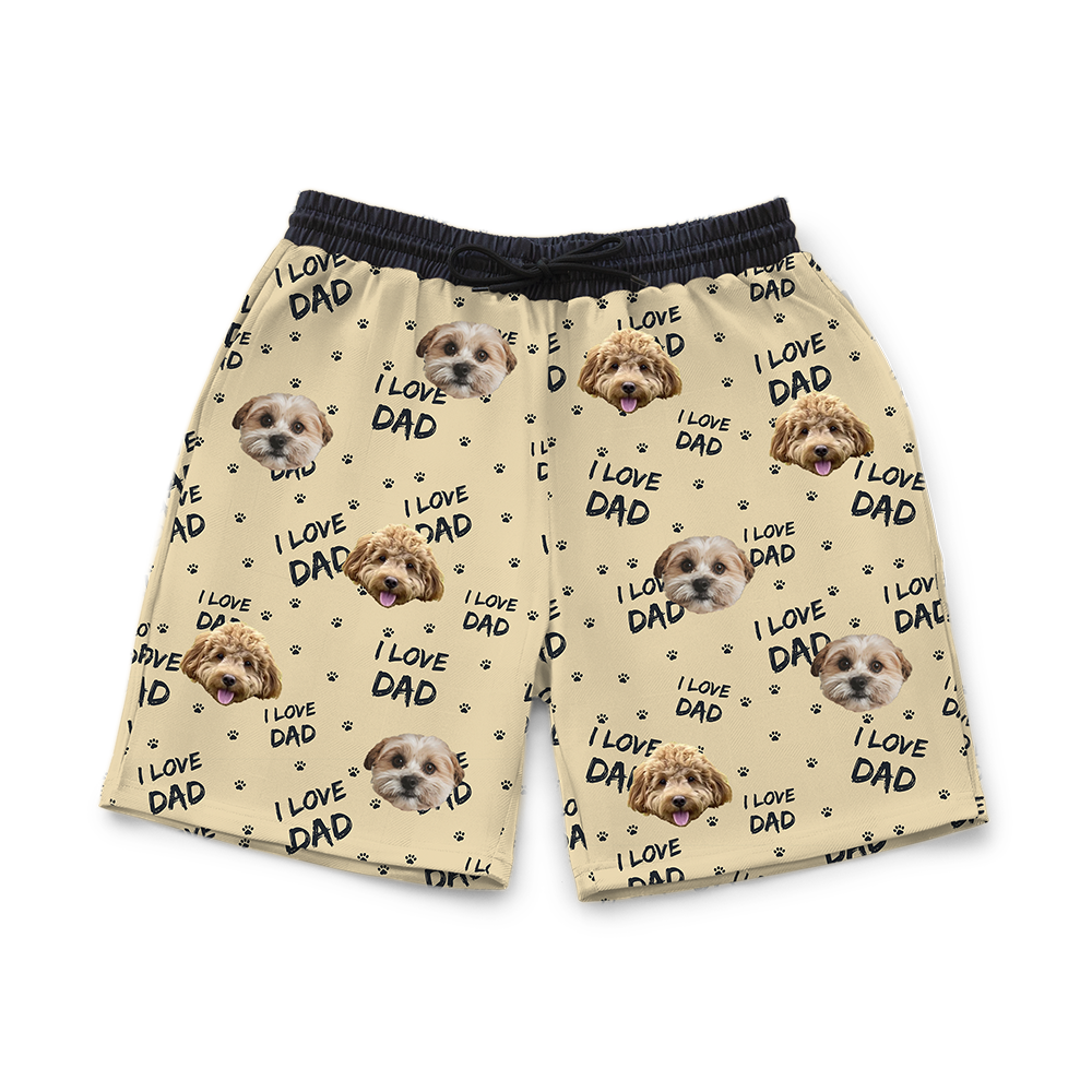 SweatshortsILoveDad-Beige2Pets