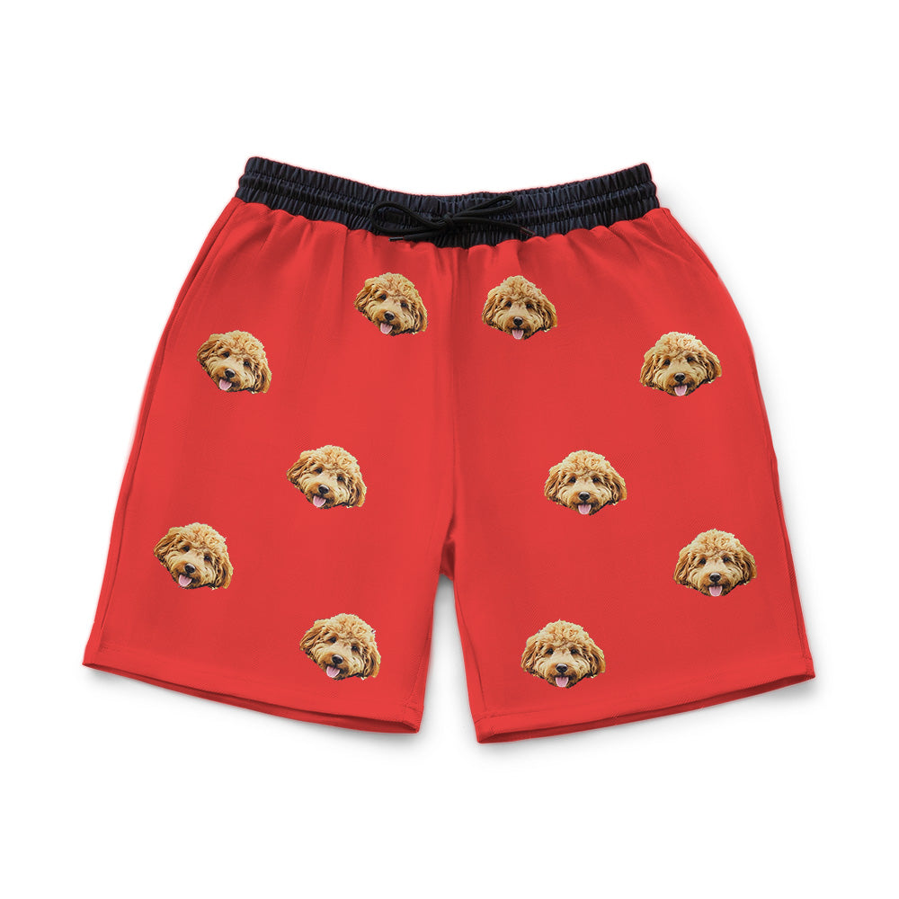 SolidRedSweatshorts1Pet