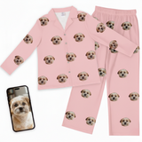 Women's Custom Pet Face Pajamas