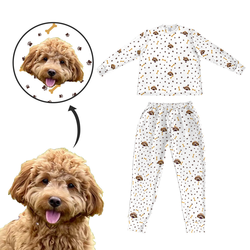 Adult Custom Pet Face Jogger Pajamas