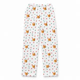 These are fleece pajama pants in a Christmas Paws print with repeating pet faces on them[ChristmasPawsFleecePajamaPants]