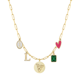 GoldPaperclipEngravedPetMedallionCharm4