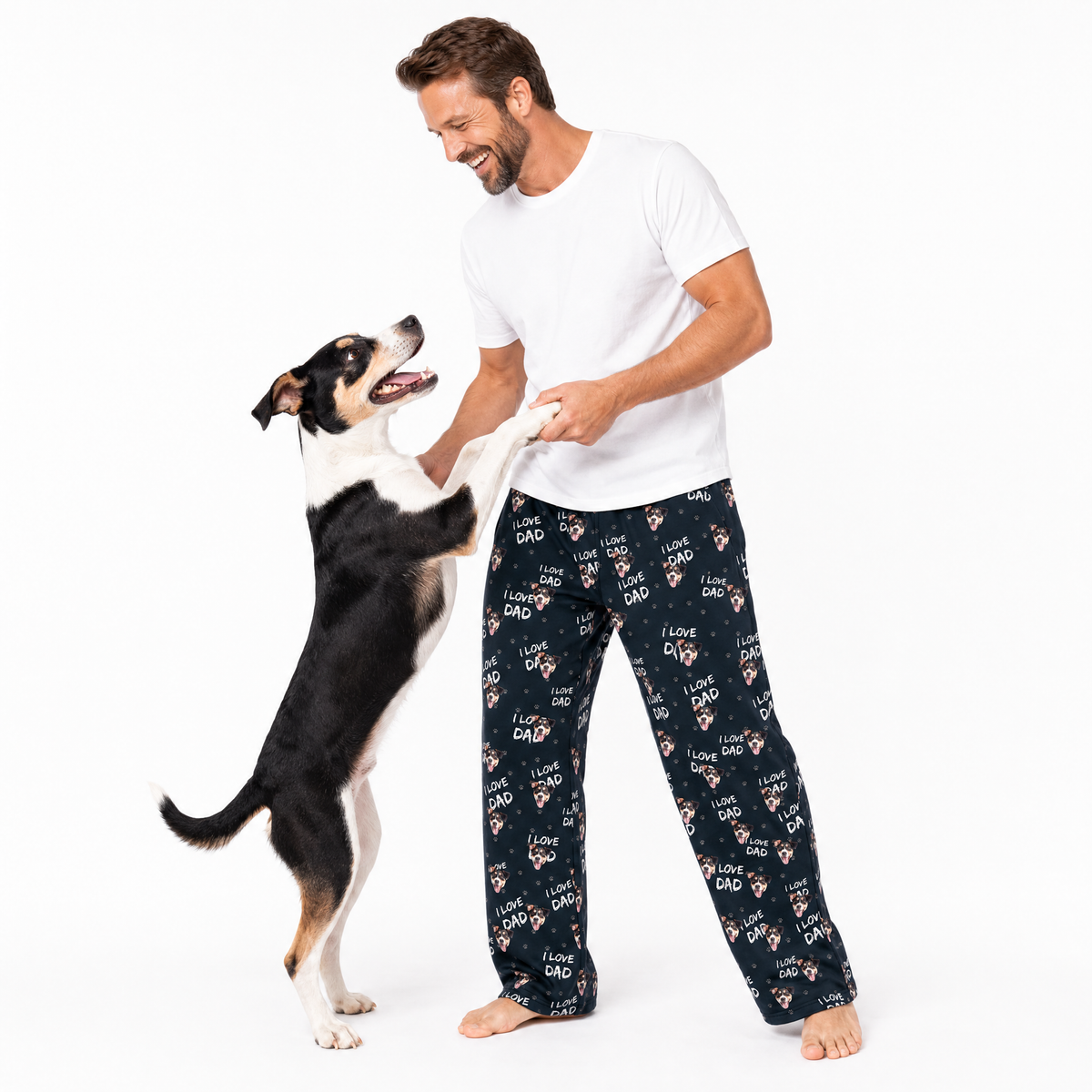 Adult Custom Pet Face Fleece Pajama Pants