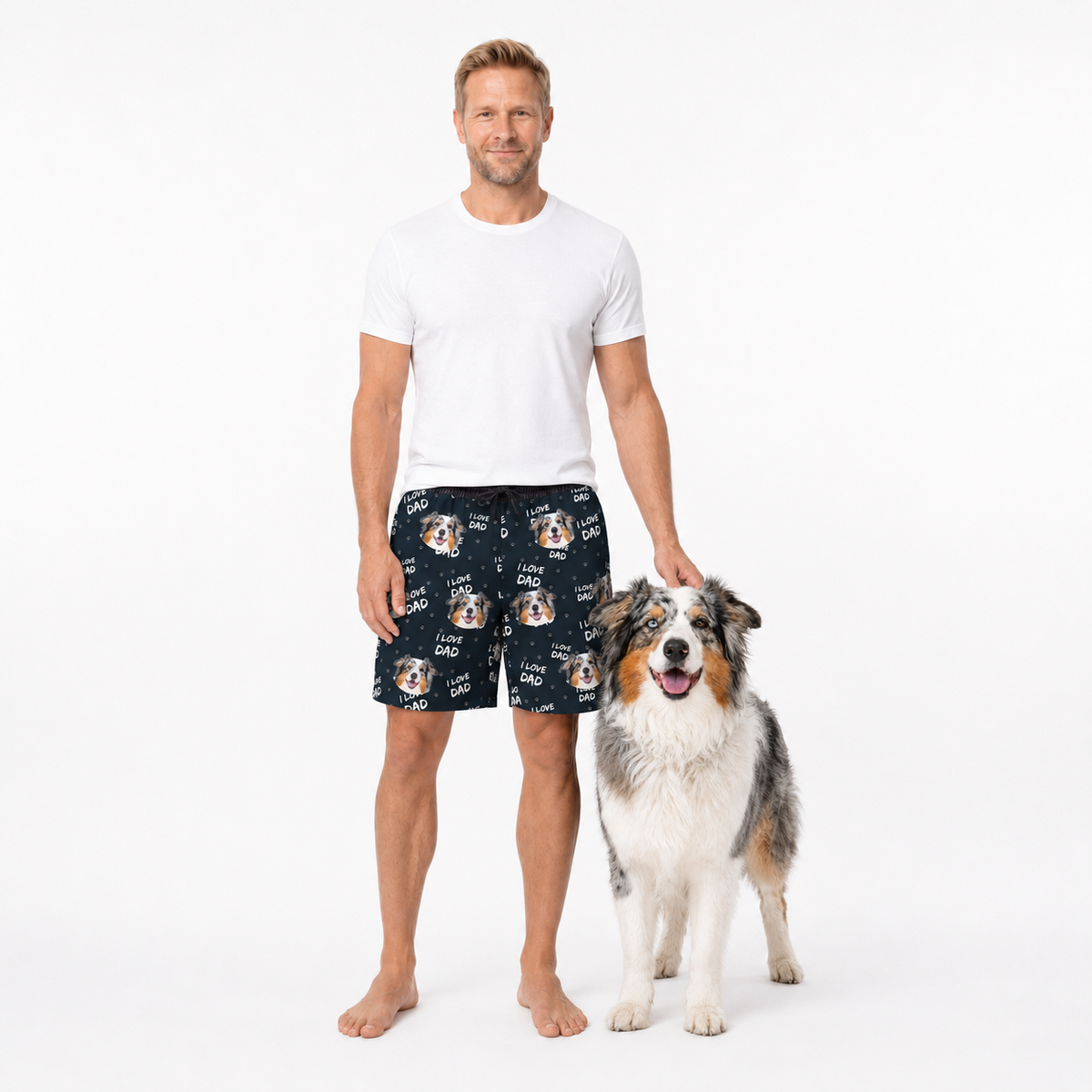 Custom Pet Face Sweatshorts