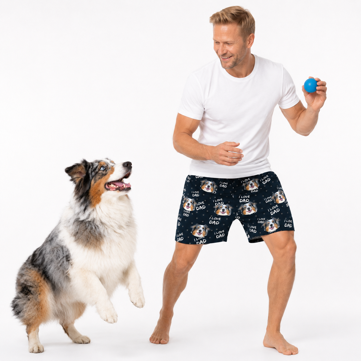 Custom Pet Face Sweatshorts