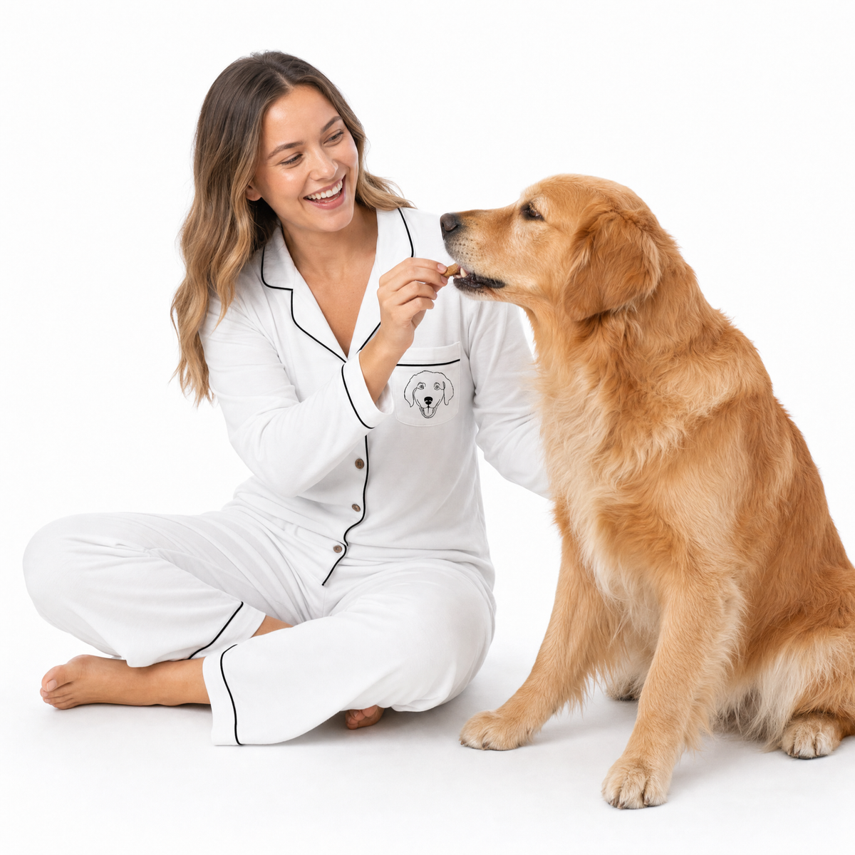 Pyjama boutonné adulte long