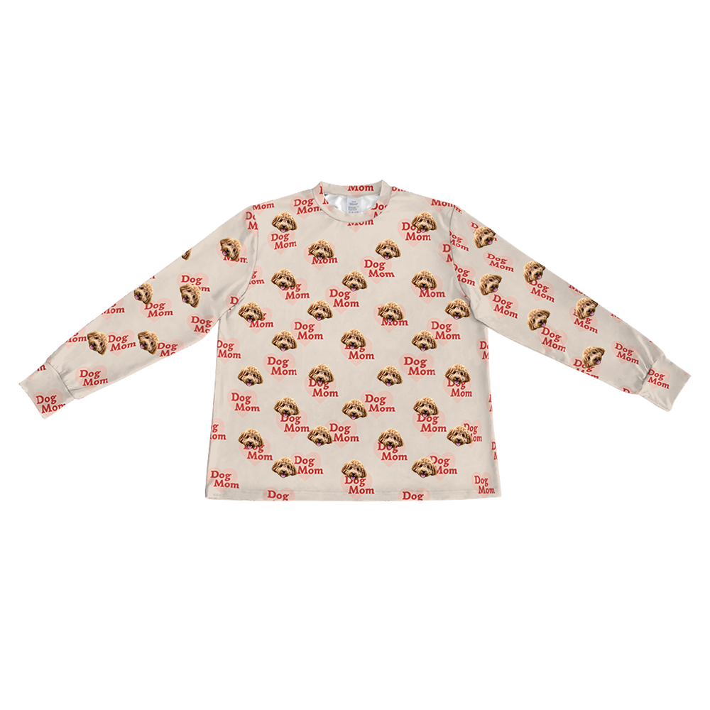 DogMomLongSleevePajamaShirt