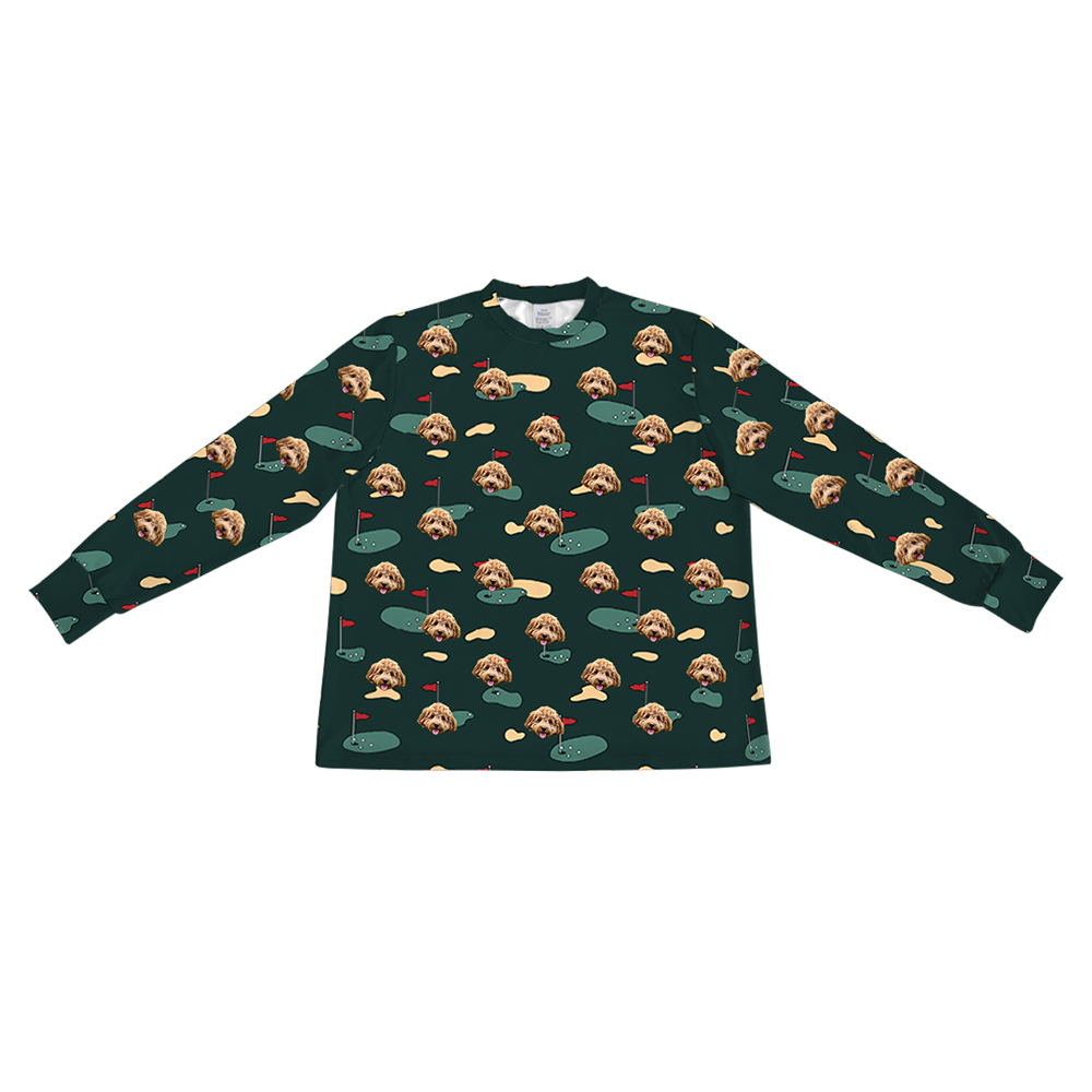GolfGreensLongSleevePajamaShirt