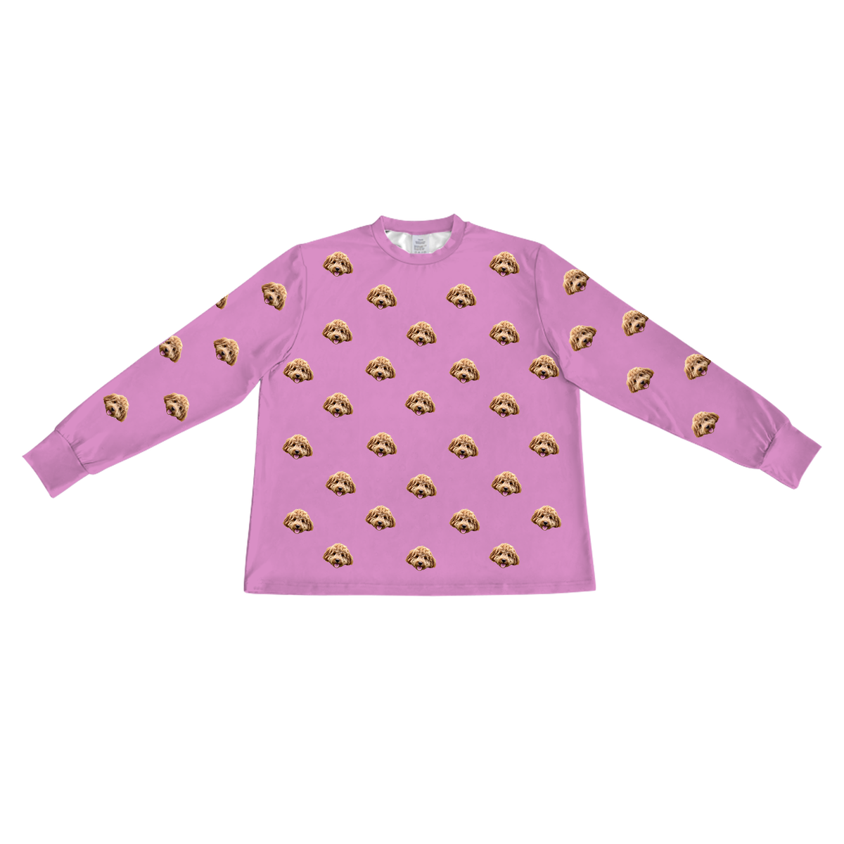 OrchidLongSleevePajamaShirt1Pet