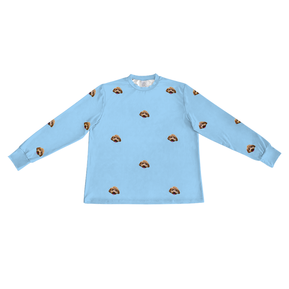 SkyBlueLongSleevePajamaShirtOnly