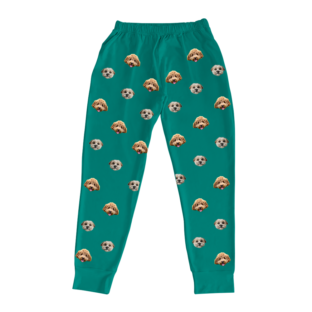 SolidGreenPajamaPants2PetImages(+$4.00)