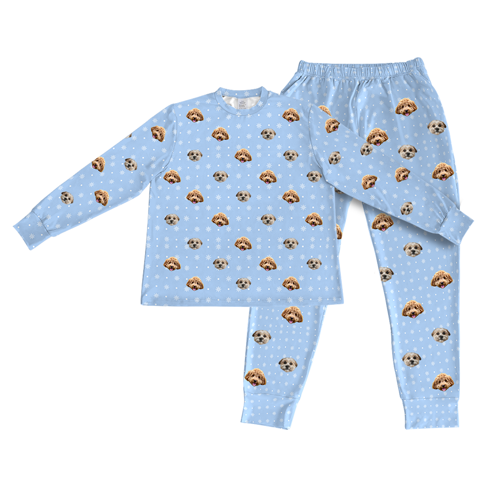 SnowflakesPajamaSet(Shirt&amp;Pants)2PetImages(+$4.00)