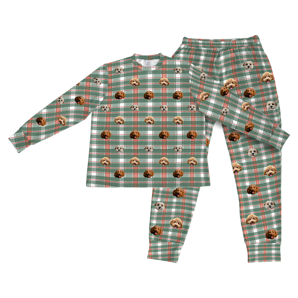 FlannelPajamaSet(Shirt&amp;Pants)3PetImages(+$8.00)