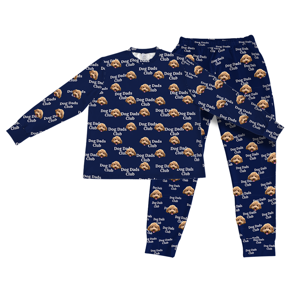 DogDadsClub-NavyPajamaSet(Shirt&amp;Joggers)