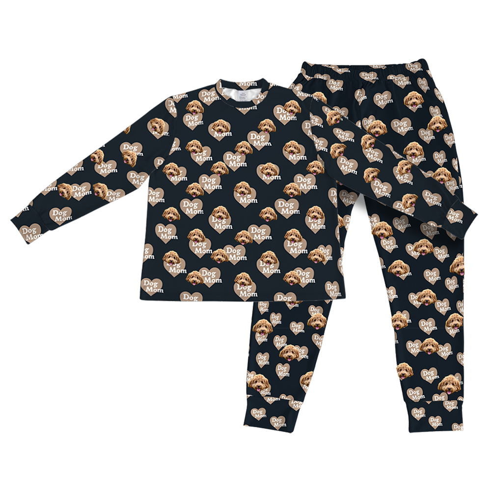 DogMom-BlackPajamaSet(Shirt&amp;Joggers)
