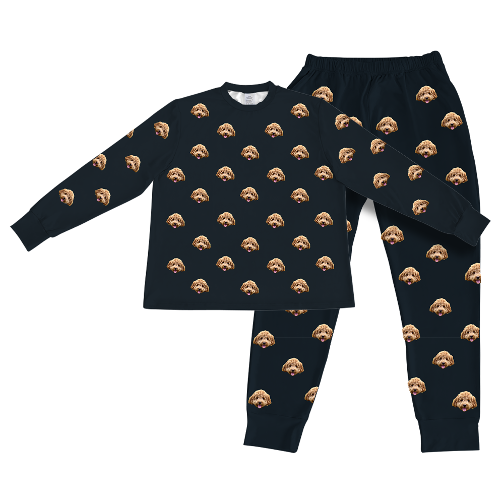 BlackPajamaSet(Shirt&amp;Pants)