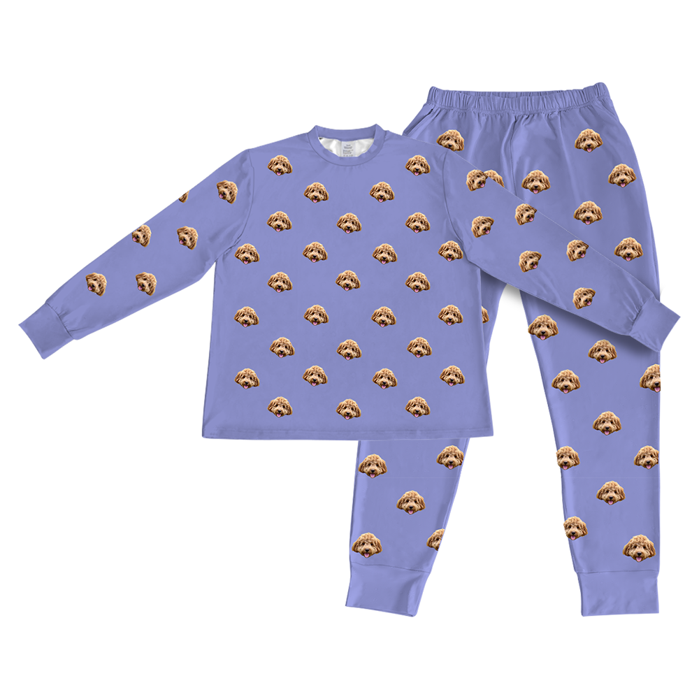 PeriwinklePajamaSet(Shirt&amp;Pants)1Pet