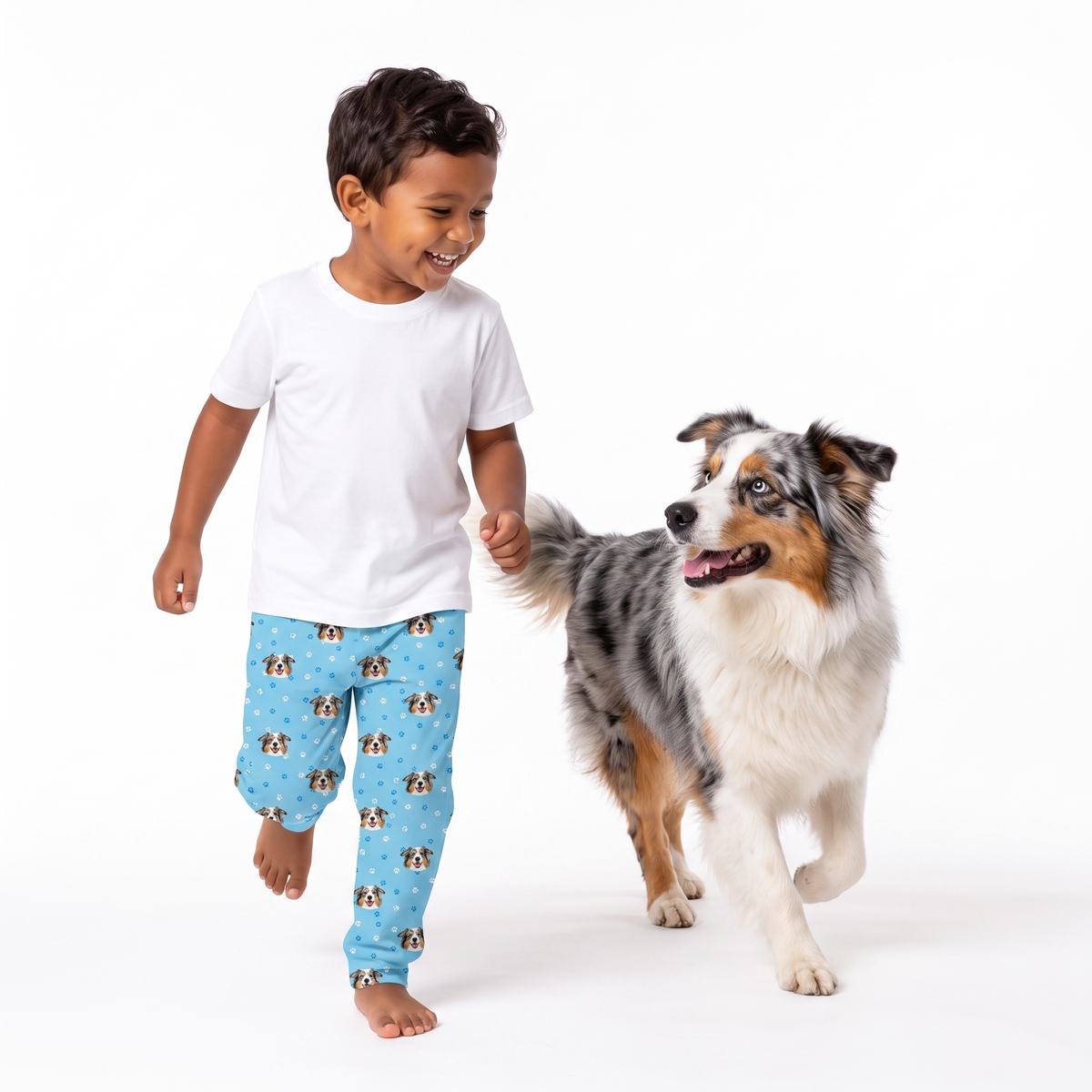 Kids Custom Pet Face Pajama Pants