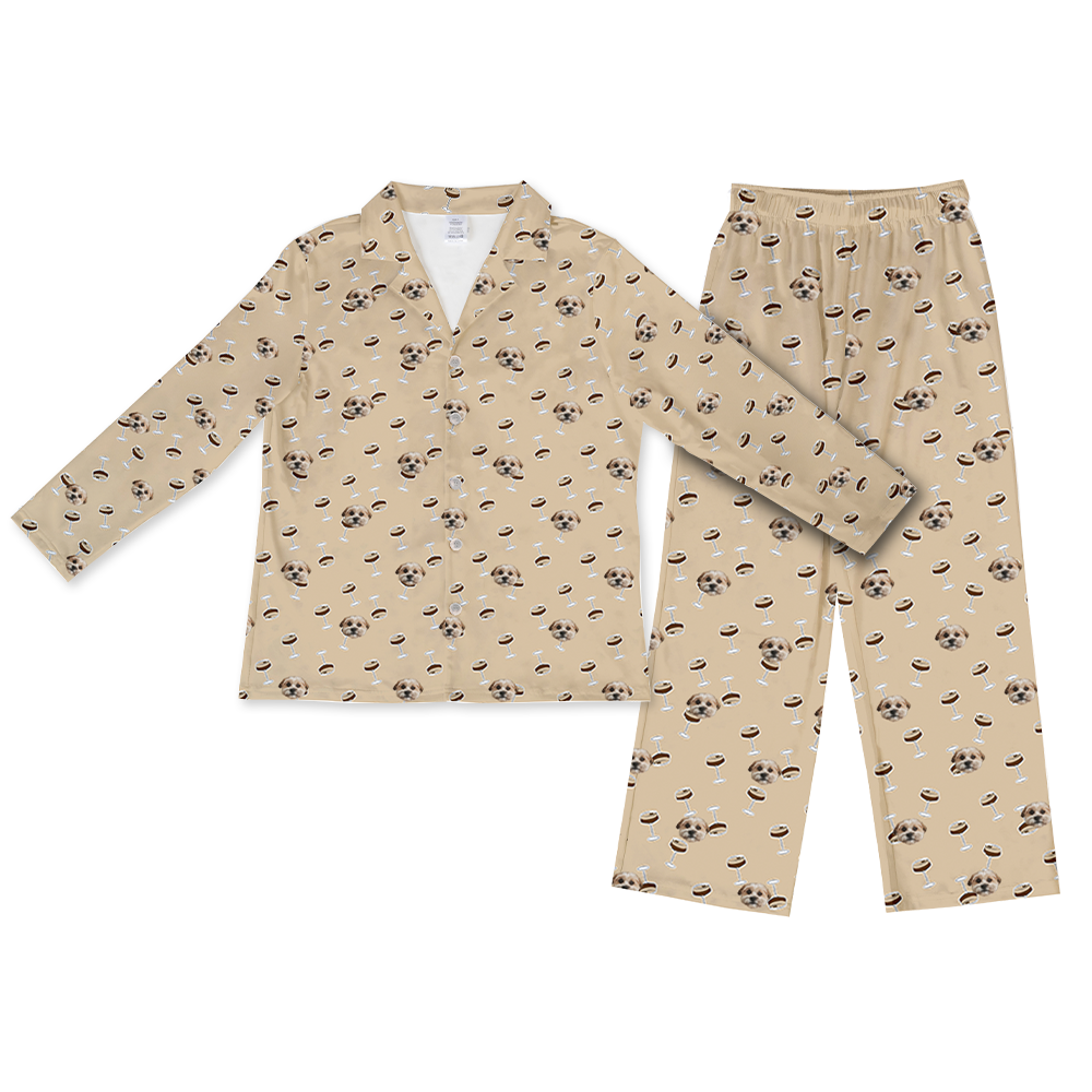 EspressoMartinisLongPajamaSet(Shirt&amp;Pants)1Pet